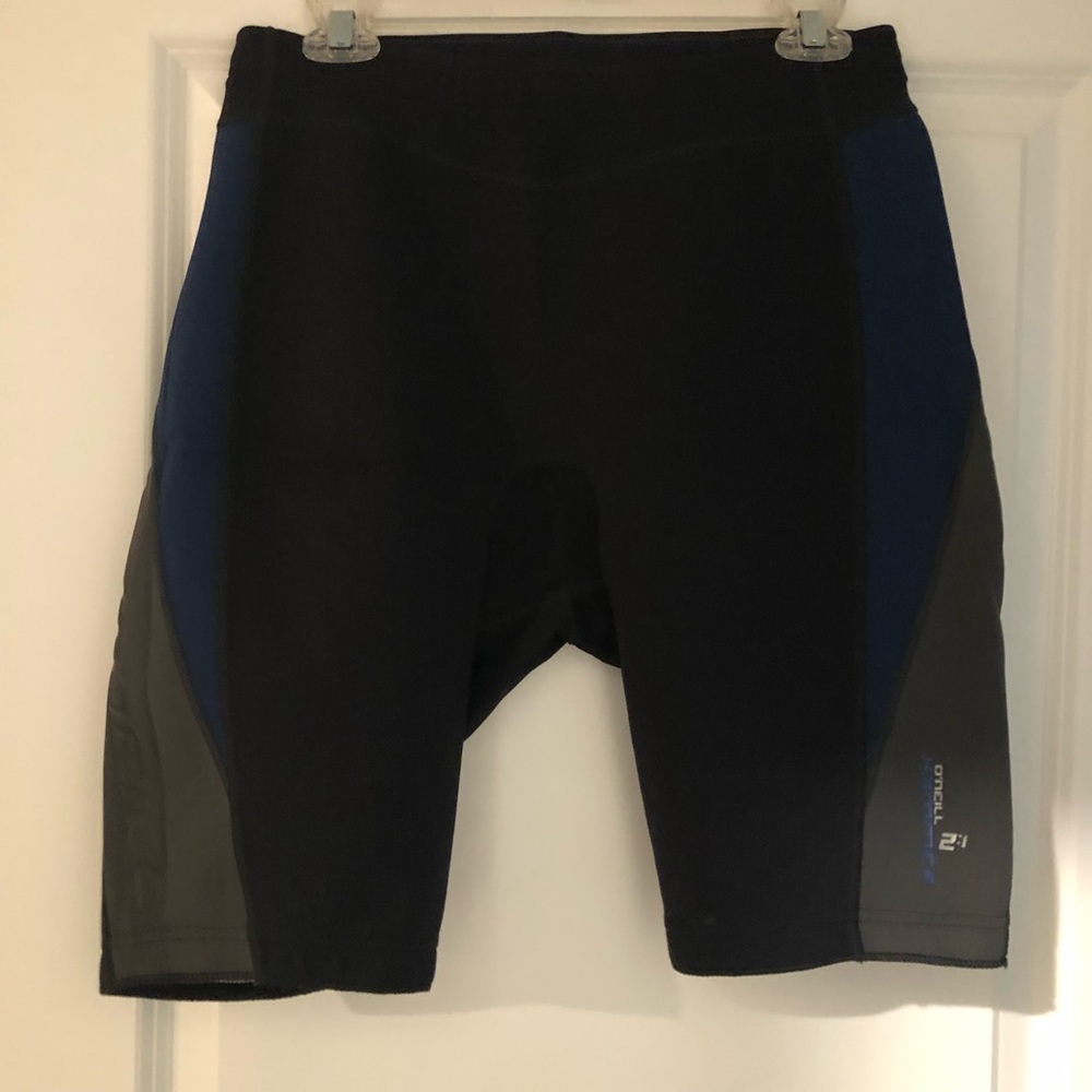 O'Neill Hammer 2:1  Black and Blue Wetsuit Shorts